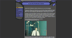 Desktop Screenshot of nuclearnonproliferation.org