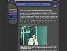 Tablet Screenshot of nuclearnonproliferation.org